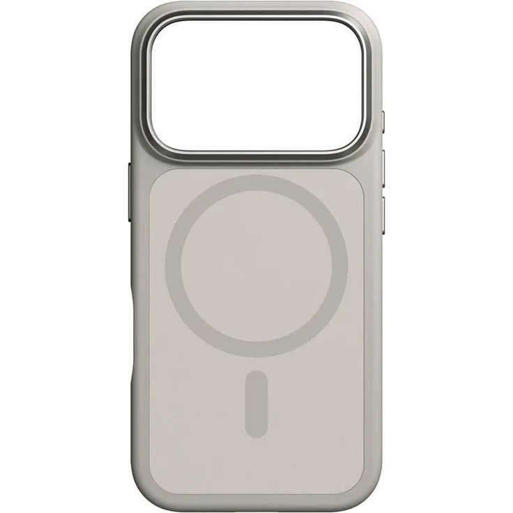 White Diamonds Hybrid Case Smartphone-Hülle für Apple iPhone 17 Pro, Sand, MagSafe-kompatibel, mit kratzschutz und Aluminium-Knöpfen