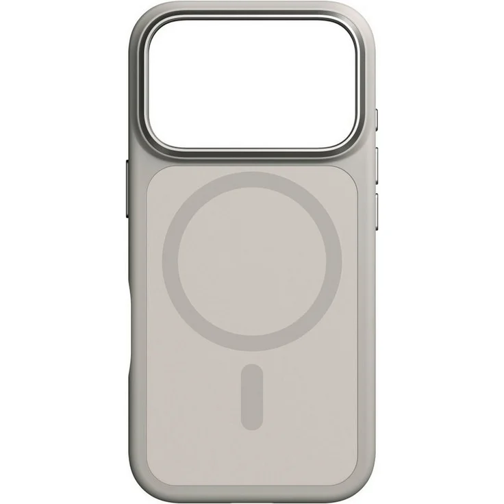 White Diamonds Hybrid Case Smartphone-Hülle für Apple iPhone 17 Pro, Sand, MagSafe-kompatibel, mit kratzschutz und Aluminium-Knöpfen