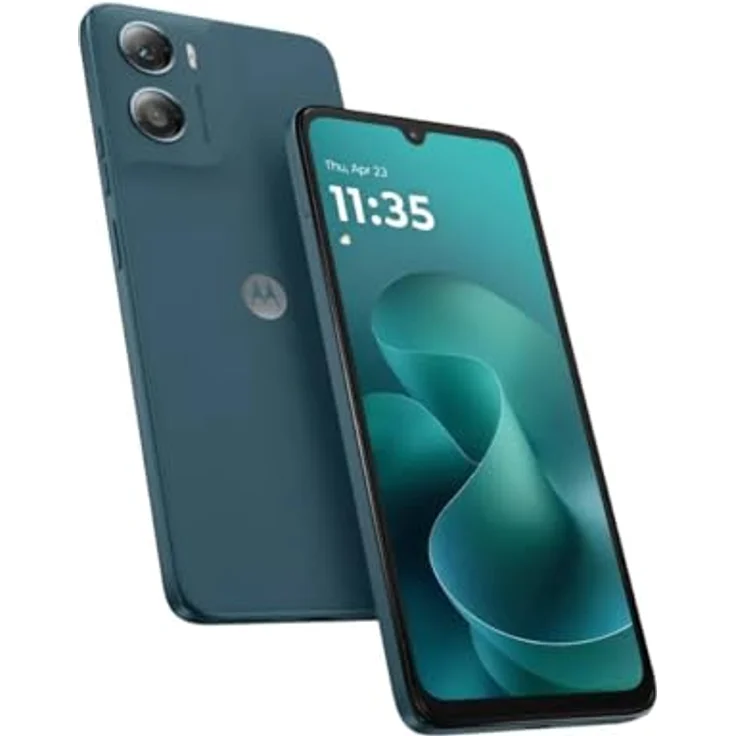 Motorola Moto G06 (64 GB, tapestry, 6.88", Dual SIM, 4G), Smartphone, Blau – Bild 1