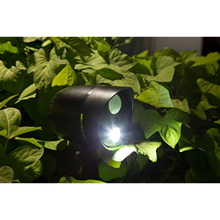 Technaxx Aussenkamera Lampe TX-106, batteriebetrieben-Videoaufnahme, Ton, Licht, Bewegungserkennung, LED, HD, Garten, Haus, Urlaub, Kamera, IP65, PIR-Auslösezeit 1–1,5 Sekunden, schwarz – Bild 3