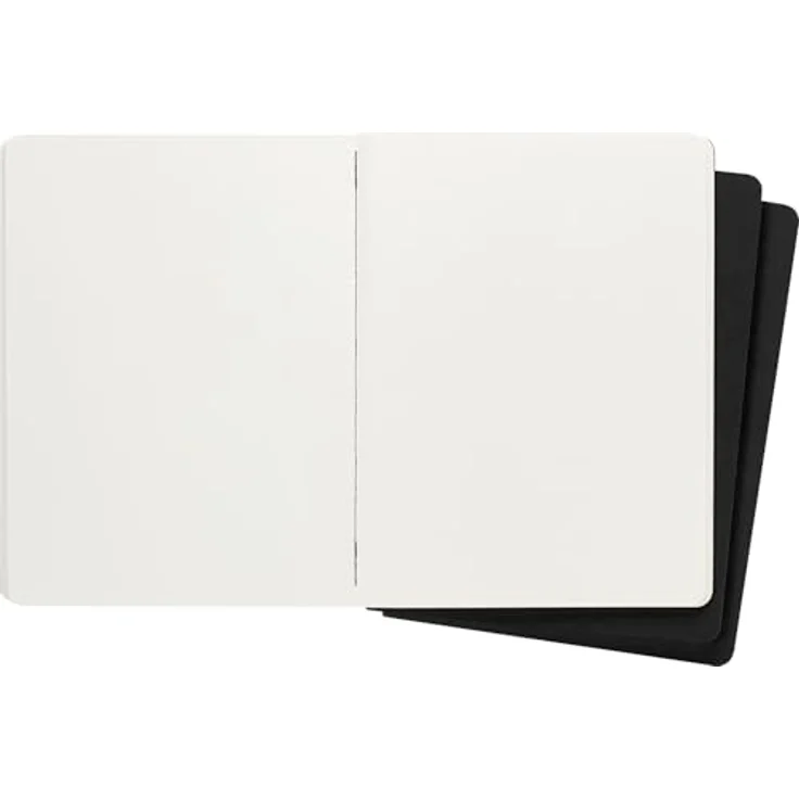 MOLESKINE Cahier XL Notizbuch, 3er Set, Punktraster, Kartoneinband, Schwarz – Bild 4
