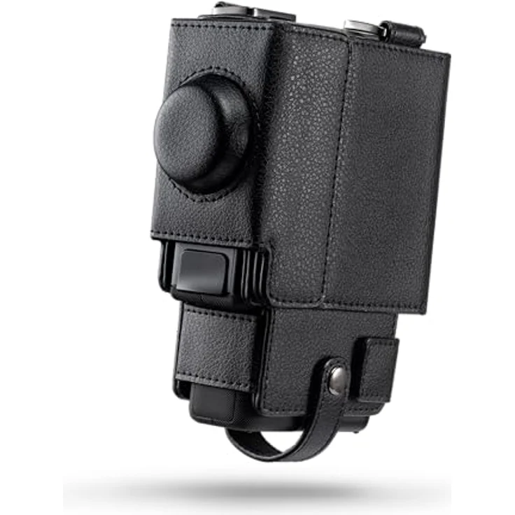 FUJIFILM instax mini Evo Cinema™ Kameratasche, Schwarz – Wrap-Style mit verstellbarem Schultergurt und eingenähten Magneten für optimalen Schutz – Bild 1