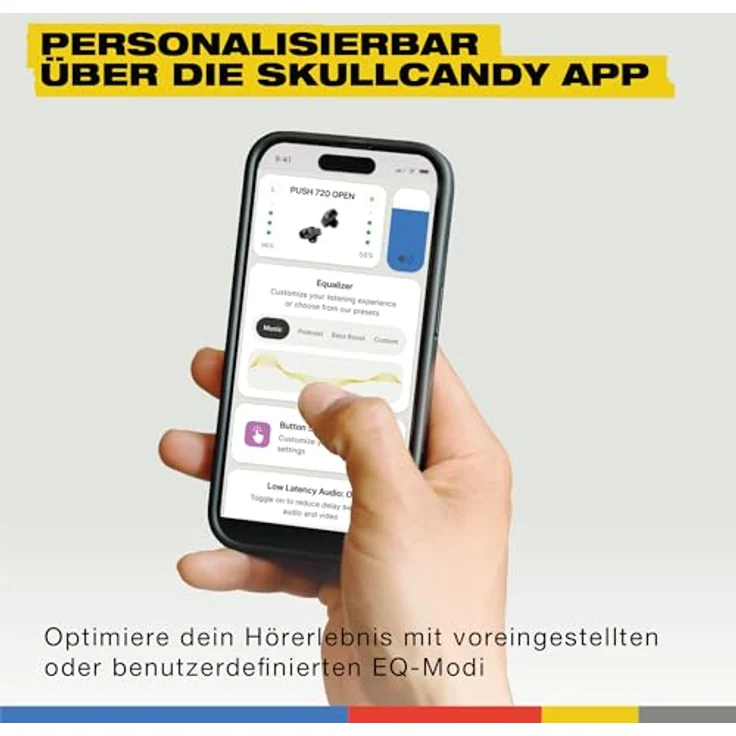 Skullcandy Push 720 Open Ear, Kopfhörer mit offenem Design und klarem Sound – Bild 7
