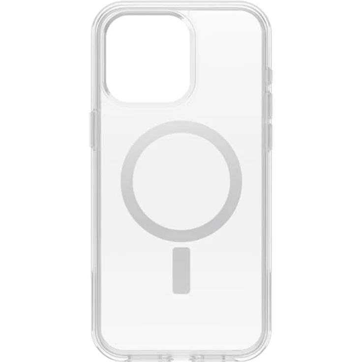 OtterBox Symmetry Clear für MagSafe transparente Hülle für iPhone 15 Pro Max, stoßfest, sturzsicher, schützende Hülle, 3x getestet nach Militärstandard, Transparent – Bild 1