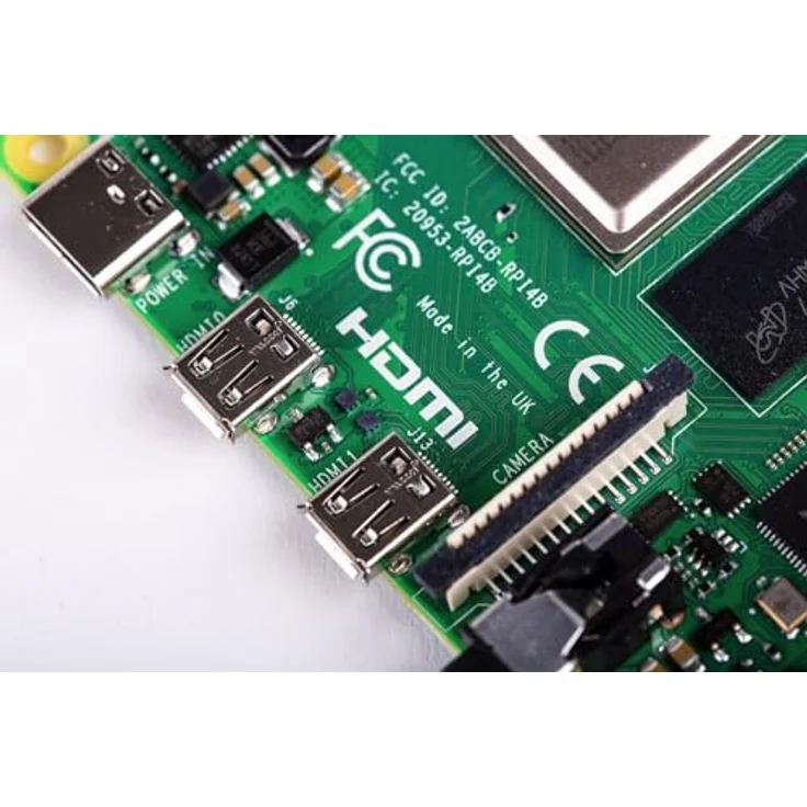 Raspberry Pi 4 model B 8GB LPDDR4, Einplatinencomputer mit ARM Cortex-A72 Quad-Core-Prozessor, 4K-Video-Darstellung, Gigabit LAN – Bild 5