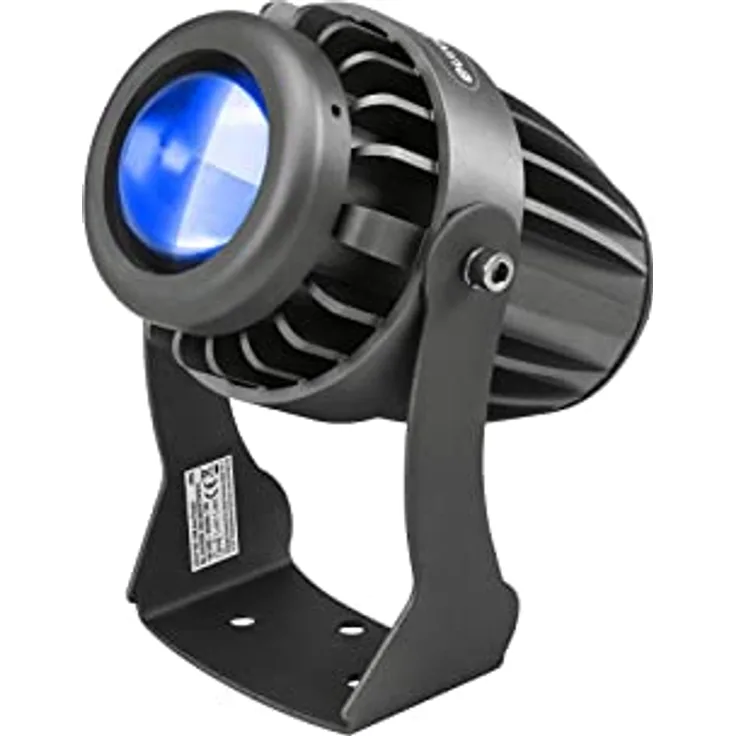 EUROLITE LED IP PST-10W blau Pinspot | Wetterfester Pinspot (IP65) mit kräftiger 10-W-LED