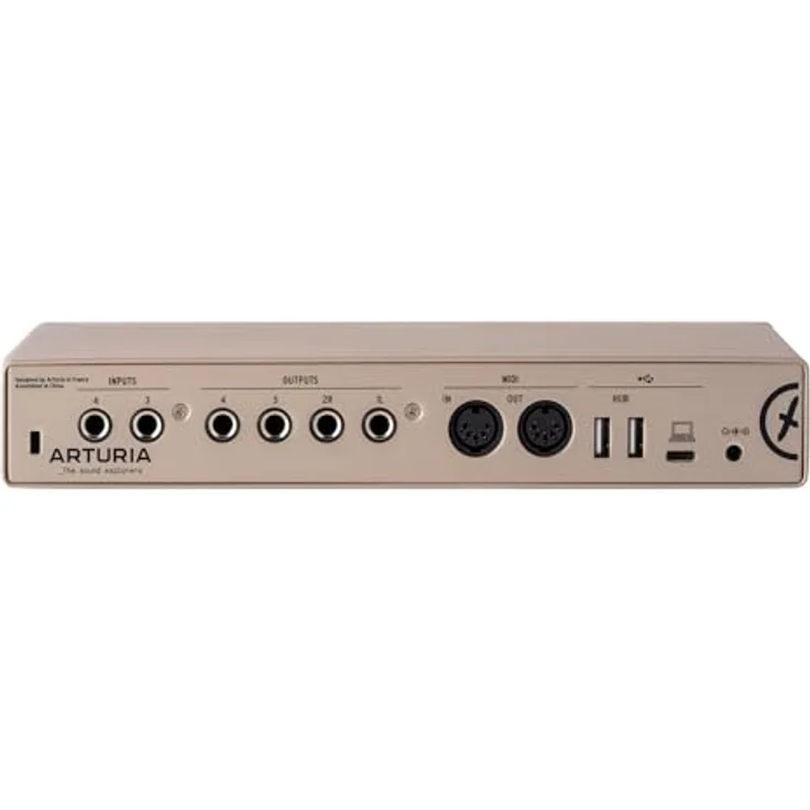 Arturia MiniFuse 4, USB-C Audio Interface mit hochwertigem Klang in Champagnerfarbe – Bild 3