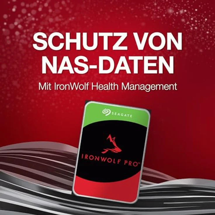 Seagate IronWolf Pro 24 TB, NAS interne Festplatte, 3.5 Zoll, 7200 U/Min, CMR, 256 MB Cache, SATA 6 GB/S, inkl. 3 Jahre Rescue Service, Modellnr.: ST24000NT002 – Bild 5