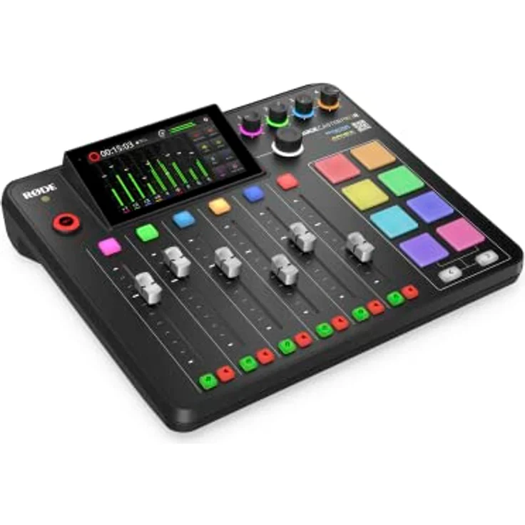 RØDECaster Pro II Alles-in-1 Produktionslösung für Podcasting, Streaming, Musikproduktion und Inhaltserstellung, Black – Bild 2