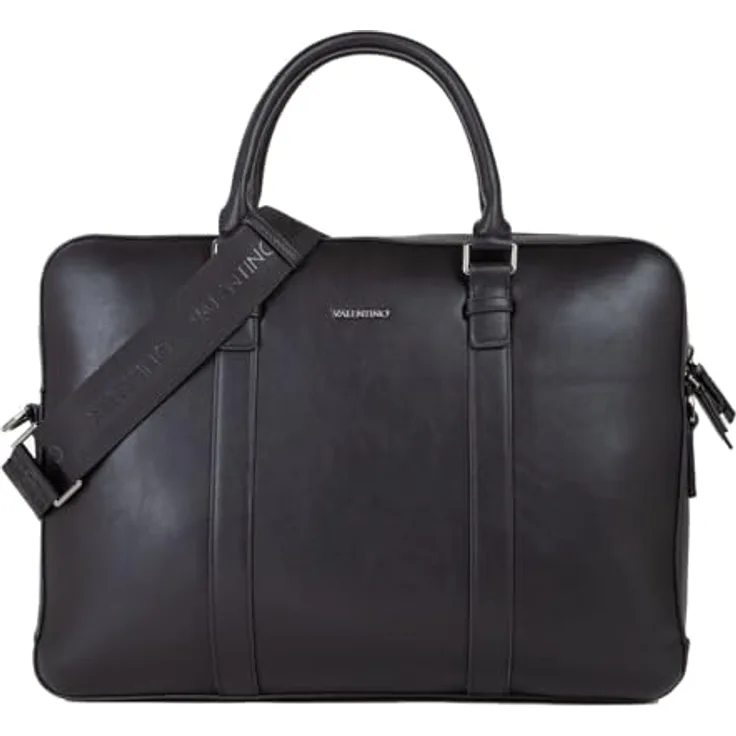 VALENTINO Horizon Professional Business Bag Nero, Laptoptasche mit Laptopfach und Tabletfach, sportliches Design