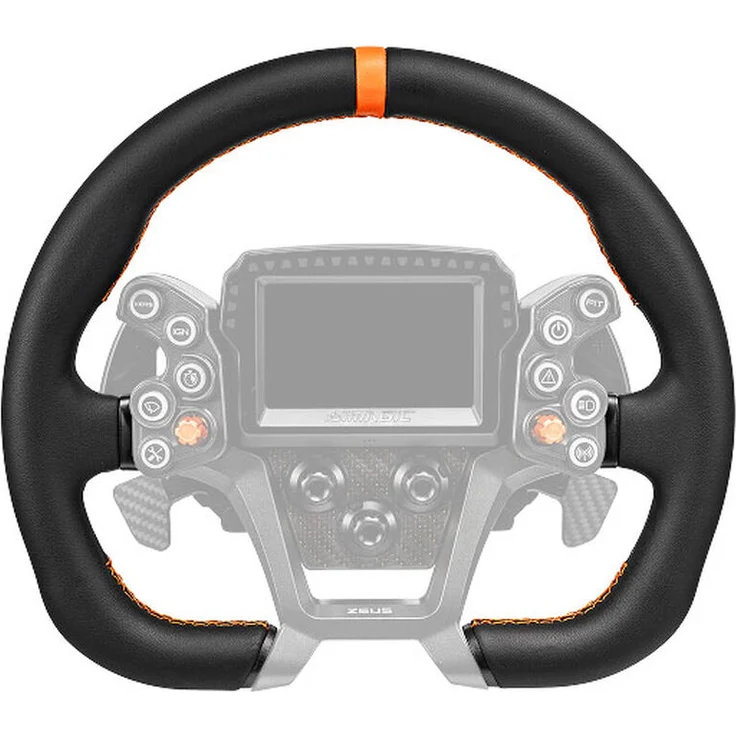 Simagic ZGT-300CD, Gaming-Lenkrad ohne Hub, 300 mm D-Shape mit Lederbezug, hoher Grip für GT-Simulationen, kompatibel mit Zeus G