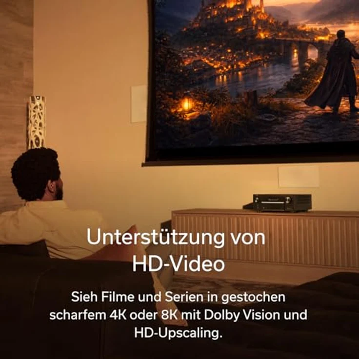 Denon AVC-X3900H 4K/8K 9.4-Kanal AV-Verstärker, 105 Watt, Dolby Atmos, HEOS Multiroom Technologie – Bild 7
