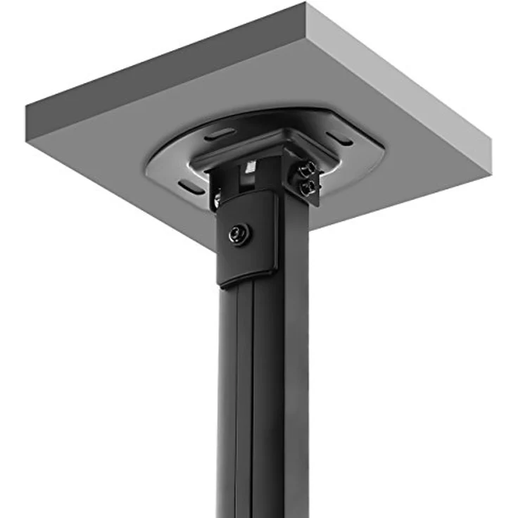 deleyCON Universal Beamerhalterung, Deckenhalterung schwarz, neigbar ±15°, drehbar 360°, höhenverstellbar 380-580mm, bis 13,5kg belastbar, mit Kabelführung – Bild 4