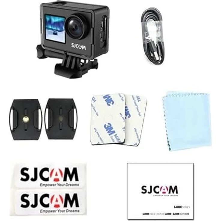 Sjcam SJ4000 Dual Screen, 4K Action Cam mit WLAN, wasserdicht bis 1m, Schwarz – Bild 6