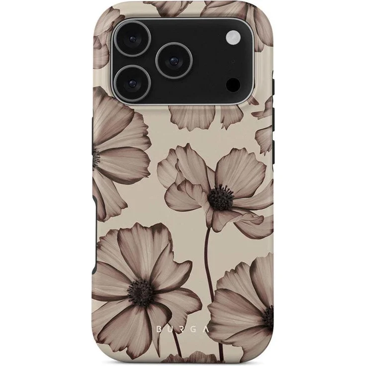 Burga Tough MagSafe Case für Apple iPhone 17 Pro, transparent, doppelte Schutzschicht, kratzfest, kompatibel mit drahtlosem Laden und NFC.