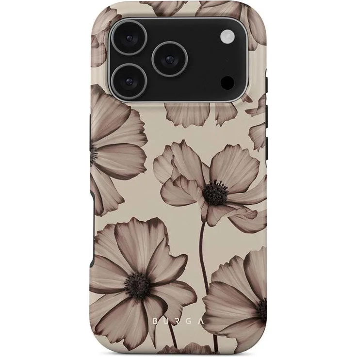 Burga Tough MagSafe Case für Apple iPhone 17 Pro, transparent, doppelte Schutzschicht, kratzfest, kompatibel mit drahtlosem Laden und NFC.