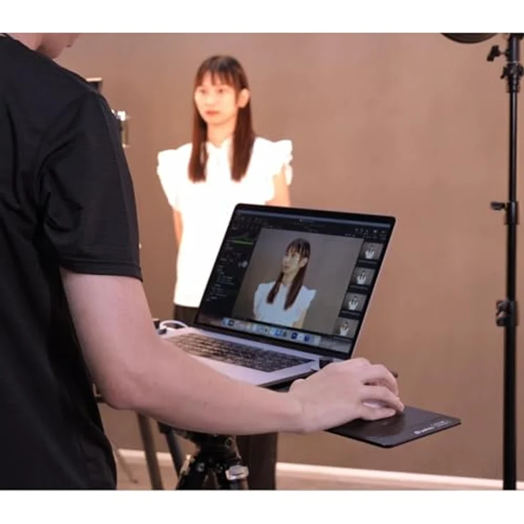 LEOFOTO Halterung LCH-3-1 Mouse Deck, 200mm x 150mm Mauspad mit 5mm Materialstärke und 60mm einstellbarem Haltearm, Aluminium-Legierung – Bild 5