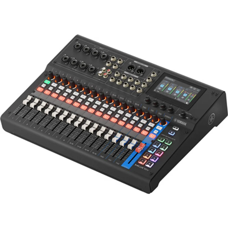 Yamaha MGX16V BK, 16-Kanal Digitalmischpult mit HDMI-zu-USB-Eingang, Bluetooth 5.0 und 16-Spur Recording, Schwarz