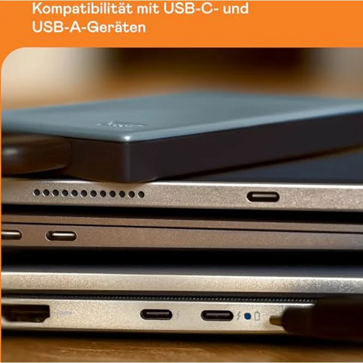 WD My Passport 4TB portable HDD Gray (4 TB), Externe Festplatte, Grau – Bild 3