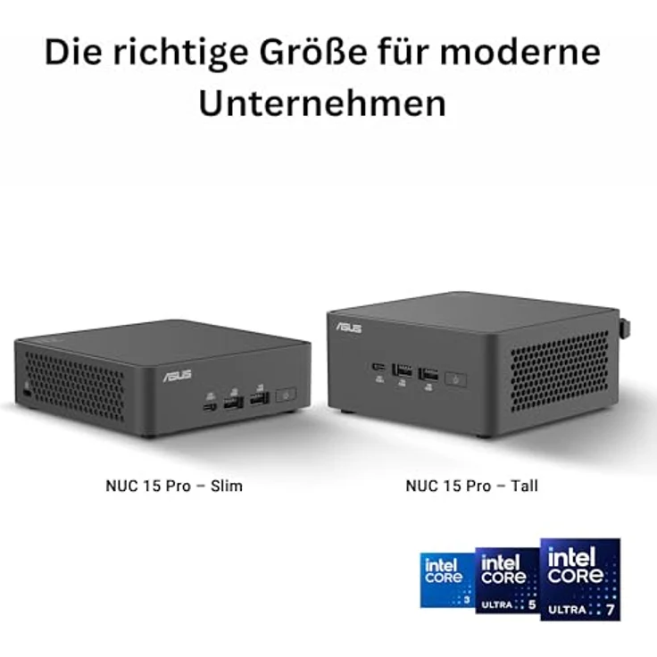ASUS NUC 15 Pro RNUC15CRKV700002, Barebone-Mini-PC mit Intel Core Ultra 7, 16-Core, KI-Beschleunigung, flexible Speichererweiterung, WiFi 5/6/7, Bluetooth – Bild 3
