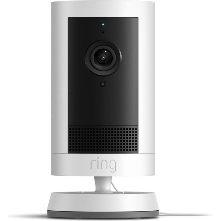 Ring Outdoor Cam Plus Plug-In Weiß Überwachungskamera