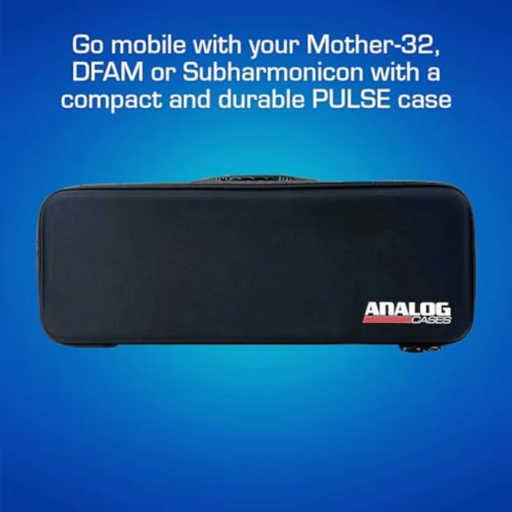 Analog PULSE Case für Moog Mother-32, DFAM und Subharmonicon, robuster DJ-Koffer mit optimalem Schutz und Platz für Zubehör – Bild 2