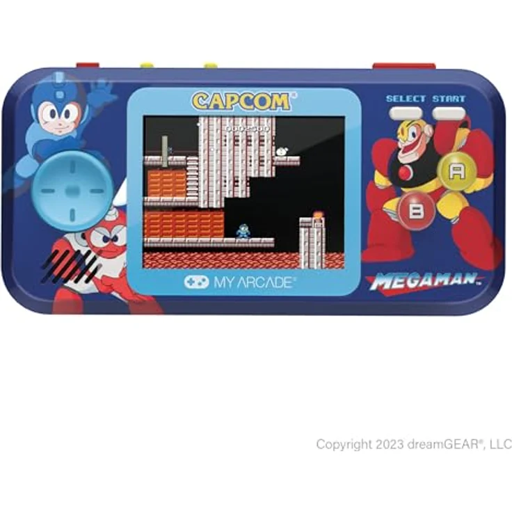 My Arcade Pocket Player Pro, Handheld-Spielkonsole mit 6 integrierten Mega Man-Spielen, 2.75-Zoll-Farbdisplay und Reiseetui – Bild 8