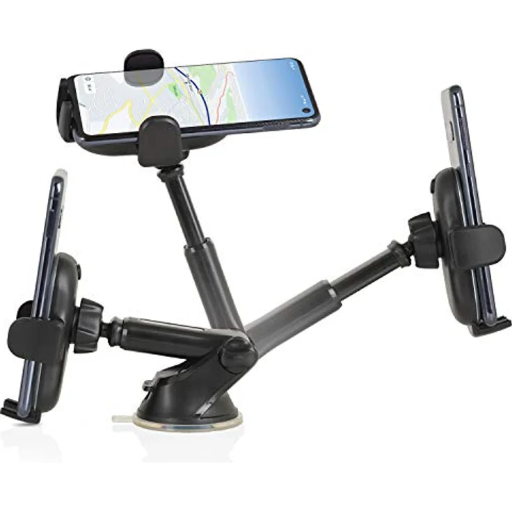 Wicked Chili Auto Handyhalterung für Frontscheibe mit 2 Armaturenbrett-Befestigungsplatten kompatibel mit Samsung Galaxy S20 Ultra S10 Lite S9 Plus Note10+ A90 A71 A60 A50 A51 A41 A10 M40 M30s – Bild 5