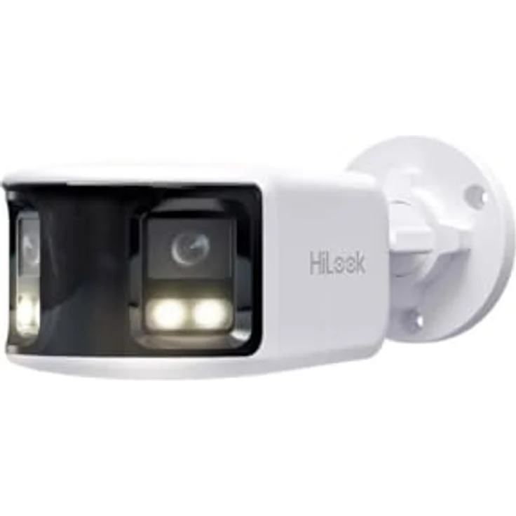 HiLook PoE Überwachungskamera 4K 8MP mit 180° Panoramasicht, Nachtsicht & Zwei-Wege-Audio, wetterfest – Bild 1