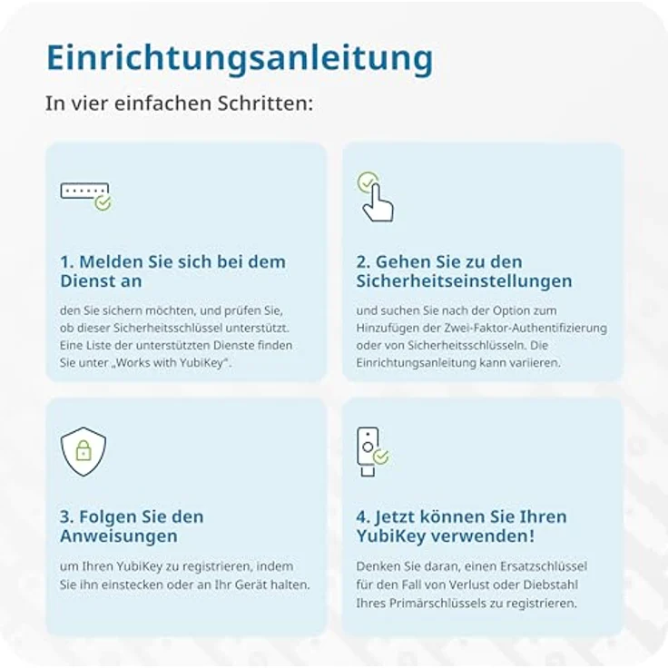 Yubico YubiKey 5 NFC, Sicherheitsschlüssel mit USB-A Anschluss, robust und langlebig – Bild 8