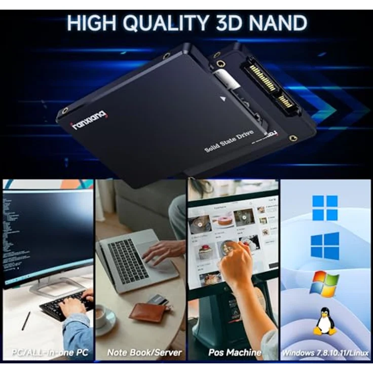 Crucial P310, 4 TB M.2 PCI Express 4.0 NVMe SSD für schnelle Datenübertragungsraten und hohe Speicherkapazität – Bild 6