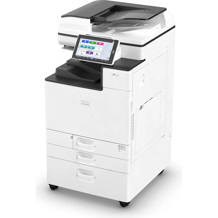 Ricoh IM C2501CE, Multifunktionsdrucker in Farbe, Laser, A3, 25 Seiten/Min., 1200 Blatt, Gigabit LAN, USB, Bluetooth