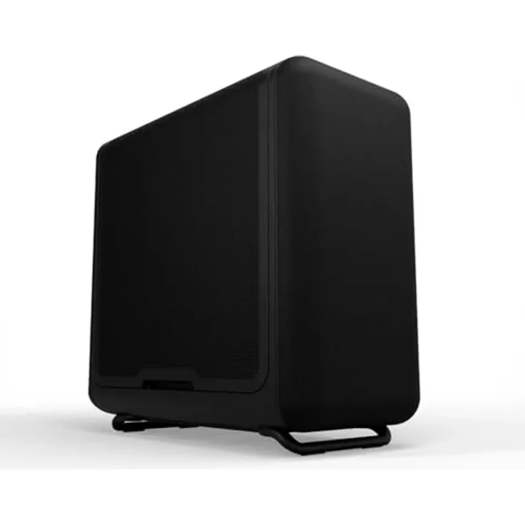 HYTE X50 Air Midi Tower, PC-Gehäuse mit optimiertem Airflow, luftdurchlässigem Mesh und USB-C 20 Gbit/s, Pitch Black