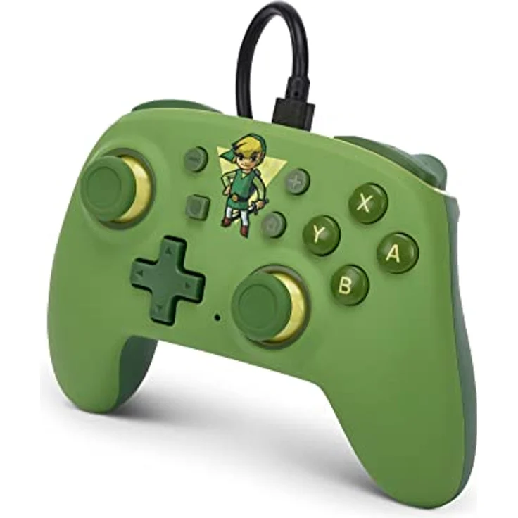 PowerA Nano Wired Controller for Nintendo Switch - Toon Link, Nintendo Switch - OLED Model, Gamepad, Game Controller, – Bild 4