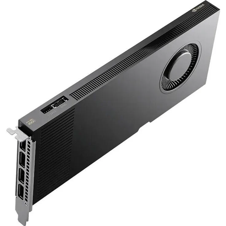 NVIDIA RTX PRO 4000 Blackwell SFF Edition, Grafikkarte mit 24 GB GDDR7, 4 Monitor Unterstützung und 7680 x 4320 Pixel Auflösung