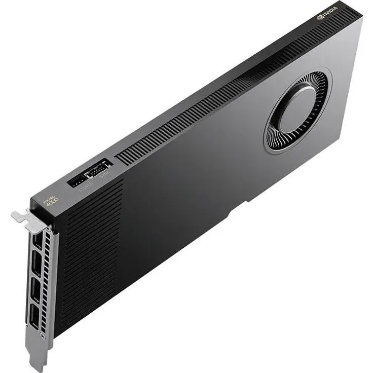 NVIDIA RTX PRO 4000 Blackwell SFF Edition, Grafikkarte mit 24 GB GDDR7, 4 Monitor Unterstützung und 7680 x 4320 Pixel Auflösung