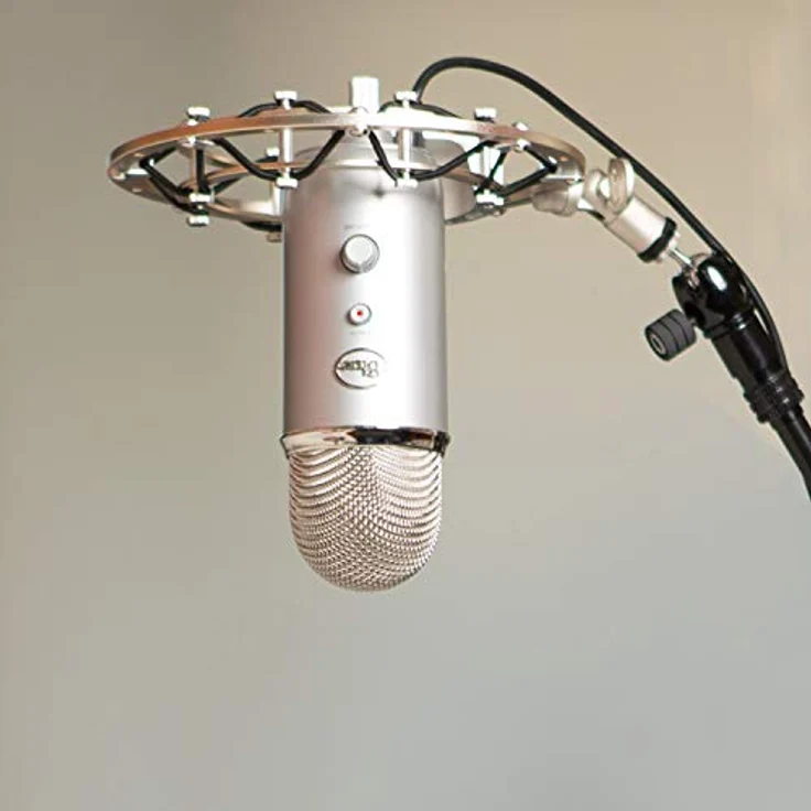 Blue Yeti USB-Mikrofon für Aufnahme und Streaming auf PC und Mac, verstellbares Stativ, Plug und Play - Weiß – Bild 5