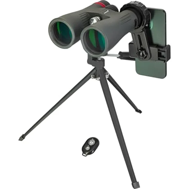 Levenhuk Levenhuk Fernglas Kelvin Snap 10x50, robustes Fernglas mit 10-facher Vergrößerung und 50 mm Objektivdurchmesser – Bild 1