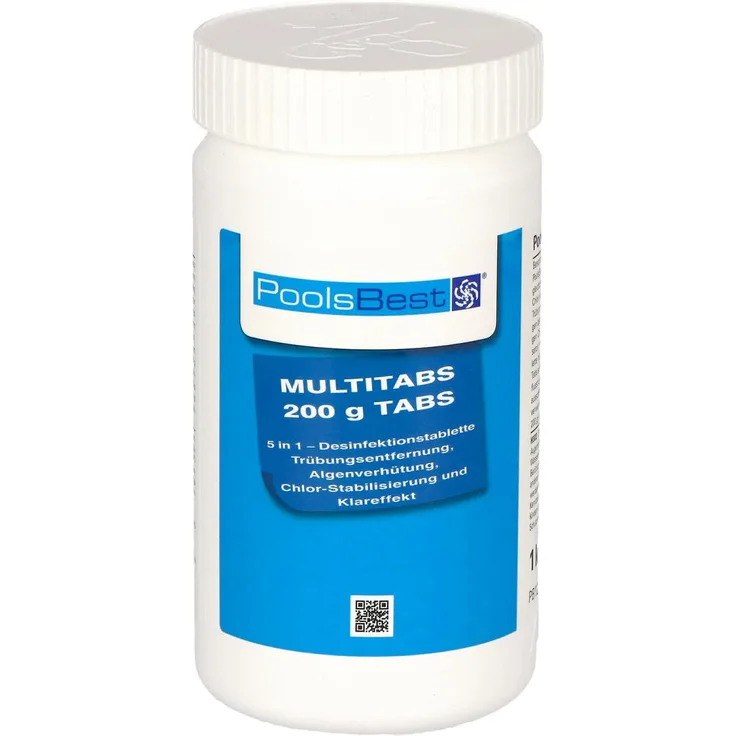1 kg - PoolsBest® Chlor Multitabs 5 in 1, 200 g Tabs