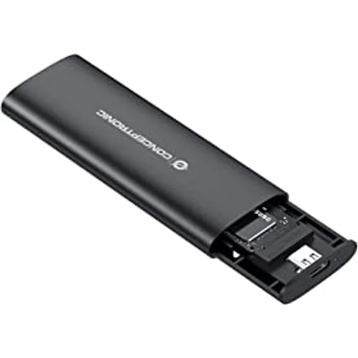 CONCEPTRONIC DANTE04B M.2 SATA/NVMe SSD-Gehäuse USB-C 3.2 Gen 2 – Bild 5