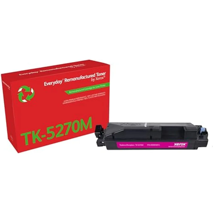 Xerox Everyday Kyo TK-5270M Toner, Magenta, hohe Zuverlässigkeit und Lebenslange Gewährleistung – Bild 1
