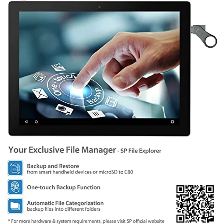 Silicon Power Mobile C80 USB-Stick 128 GB USB Type-A - USB Type-C 3.2 Gen 1 (3.1 Gen 1) Titan – Bild 7