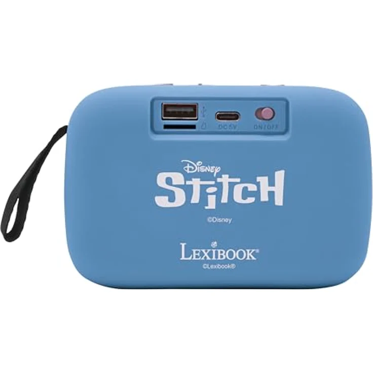 Lexibook Tragbarer Lilo & Stitch Bluetooth-Lautsprecher, wasserdicht und robust, One Size – Bild 7