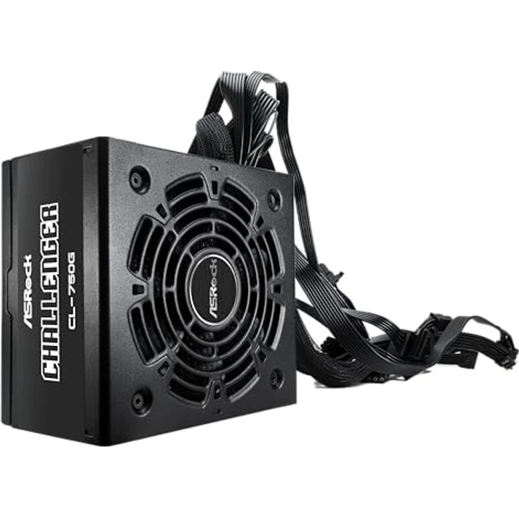 ASRock CL-750G, 750W Netzteil, 80 Plus Gold, kompaktes Design, flache Kabel, 5-jährige Garantie – Bild 3