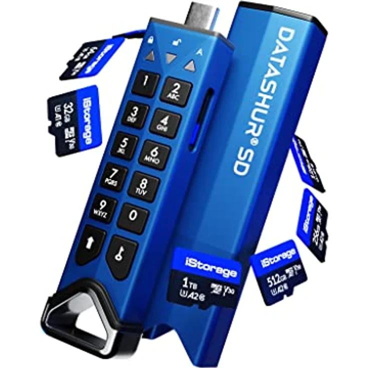 iStorage microSD Card 256GB, Encrypt Data stored on iStorage microSD Cards Using datAshur SD USB Flash Drive, Compatible with datAshur SD Drives only – Bild 4