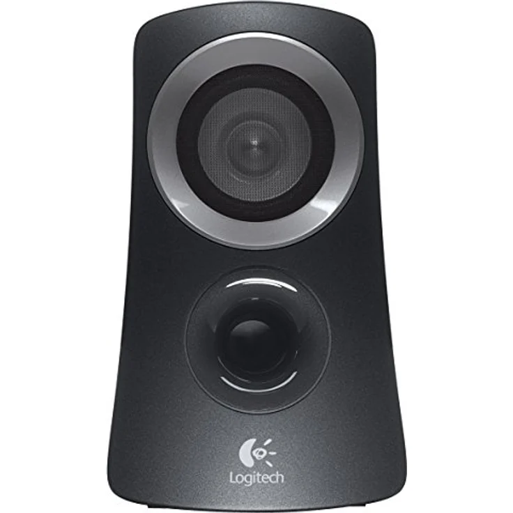 Logitech Z313 2.1 Lautsprecher-System mit Subwoofer, 50 Watt Spitzenleistung, 3.5 mm Eingang, Kopfhörerbuchse, Bedienelemente am Steuergerät, EU Stecker, PC-TV-Tablet-Handy, Schwarz – Bild 3