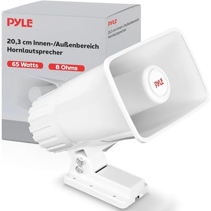PyleHome PHSP5 Megaphon Innen/Außen 20 cm, 65 W