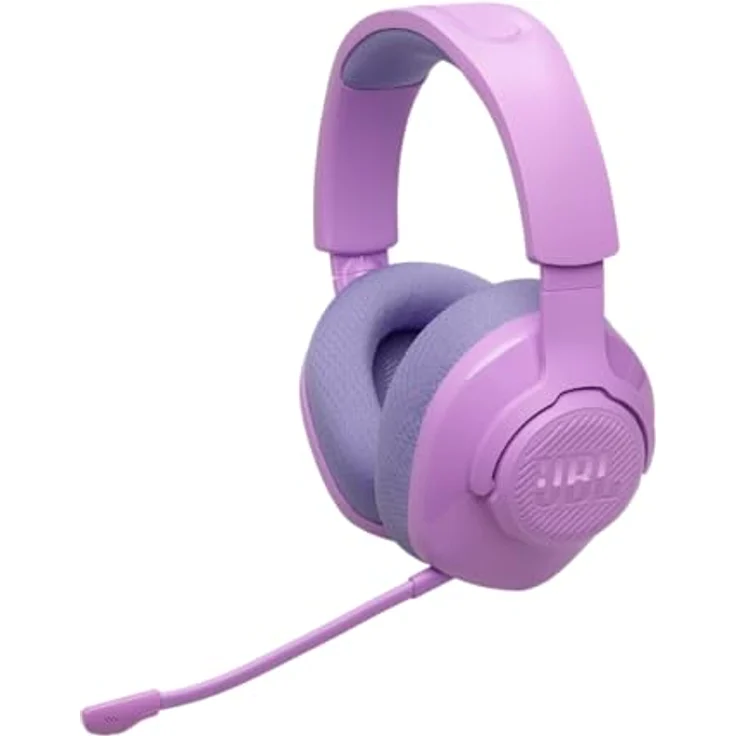 JBL Quantum 360 Kabellose Over-Ear Gaming-Kopfhörer, 2,4 GHz/Bluetooth Dual Wireless-Verbindung, 22-Stunden-Akku, abnehmbares Mikrofon, Lila – Bild 1