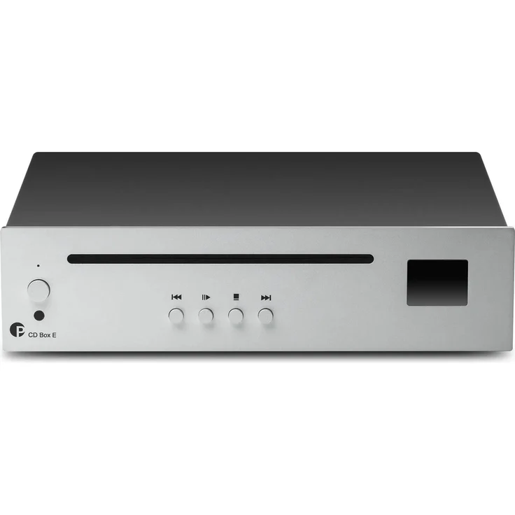 Pro-Ject CD Box E Stereo-CD Player, Delta-Sigma-Architektur, inkl. Fernbedienung, Schwarz – Bild 1