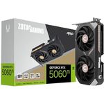 Zotac GeForce RTX 5060 Ti Amp 16GB, 16 GB GDDR7 Grafikkarte mit 4608 CUDA-Kernen, VR-ready, 4x DisplayPort & HDMI 2.1b, max. 7680 x 4320 Pixel
